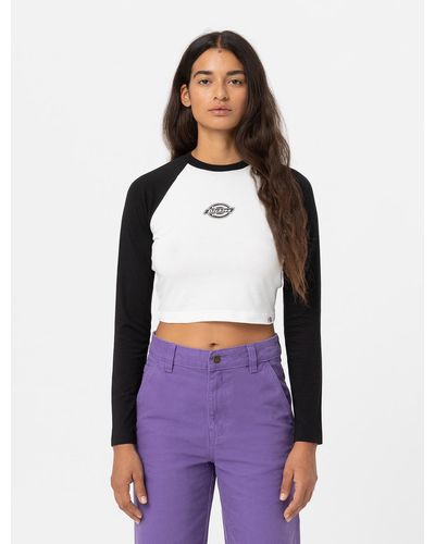 Dickies T-Shirt Manches Longues Sodaville - Violet