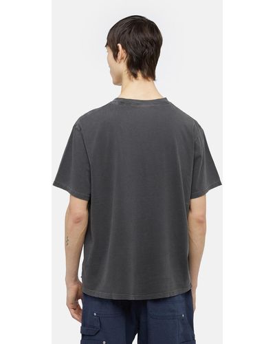 Dickies T-Shirt Manches Courtes Teint En Pièce - Noir