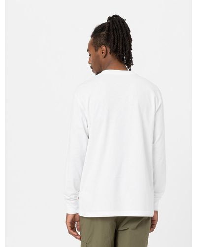Dickies T-Shirt Manches Longues À Poche Luray - Blanc