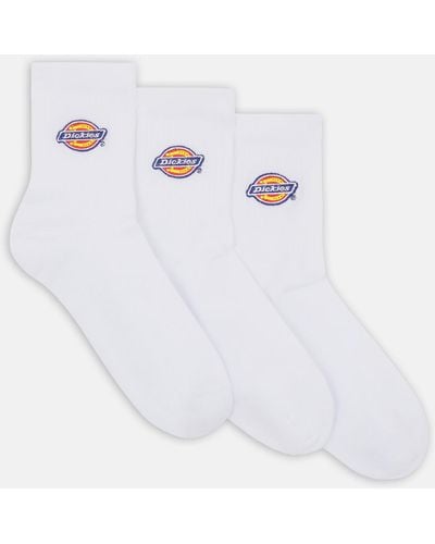 Dickies Chaussettes Mid Valley Grove - Blanc