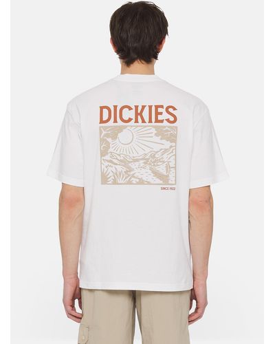 Dickies Patrick Springs Kurzarm-T-Shirt - Weiß