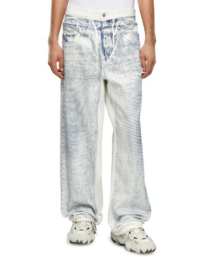 DIESEL Straight Jeans - White