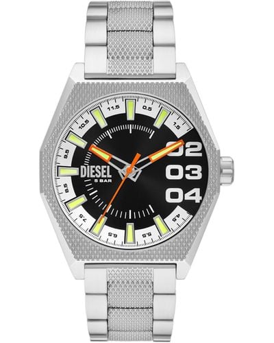DIESEL Scraper Stainless Steel Watch - White