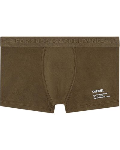 DIESEL Boxer Briefs With Utility Print - Green