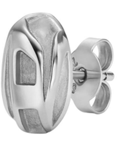 DIESEL Stainless Steel Stud Earring - Metallic
