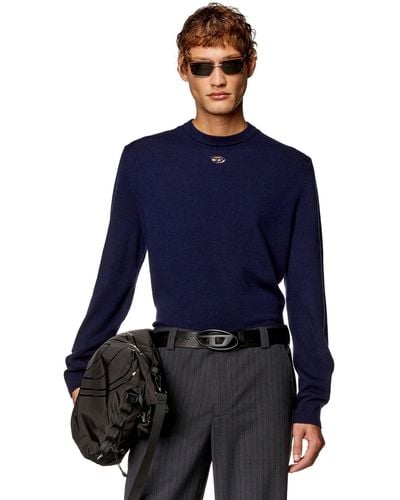 DIESEL Wool And Cashmere Jumper - Blue