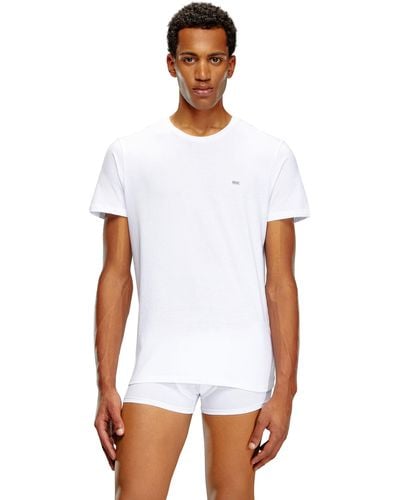 DIESEL T-Shirts mit V-Ausschnitt im Dreierpack - Weiß