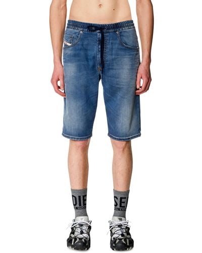 DIESEL Chino Shorts In Jogg Jeans - Blue