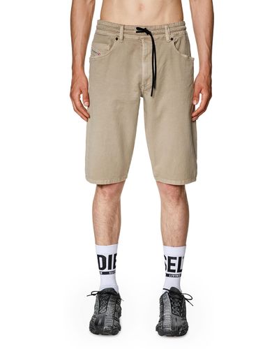 DIESEL Chino Shorts In Jogg Jeans - Natural