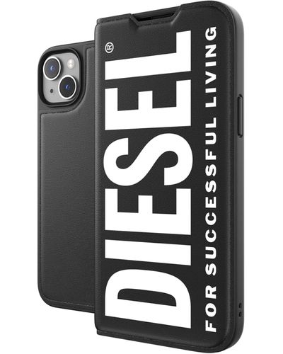 DIESEL Booklet Case Core For I Phone 14 Plus - Black
