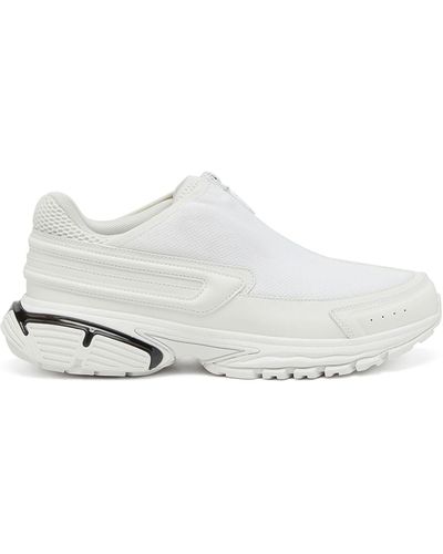 DIESEL S-Serendipity-Schlupfsneakers aus Mesh mit Reißverschluss - Weiß