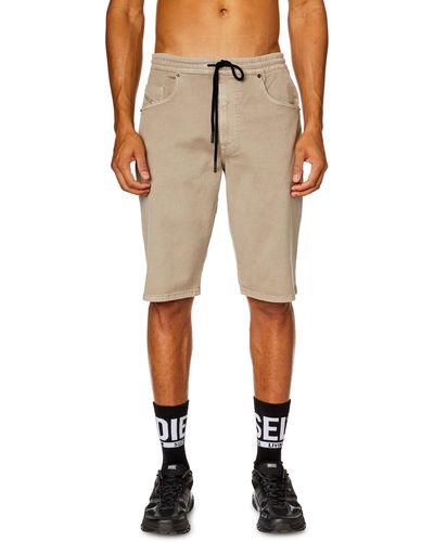 DIESEL Chino Shorts In Jogg Jeans - Natural