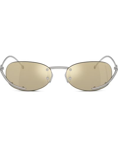 DIESEL Oval Sunglasses - Yellow