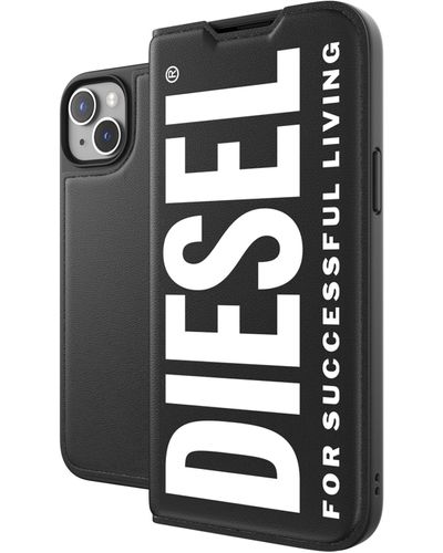 DIESEL Booklet Case Core For I Phone 14 Plus - Black