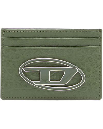 DIESEL Slim Card Holder In Bubble Leather - Multicolour