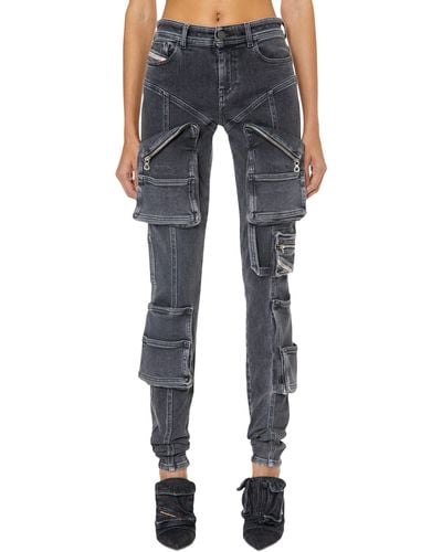 DIESEL Super skinny Jeans - Blu