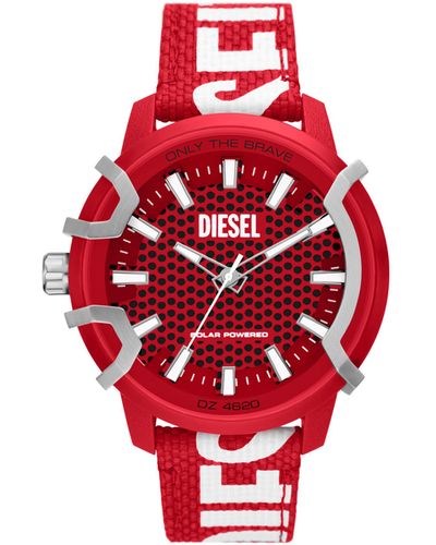 DIESEL Griffed rotem Chronograph