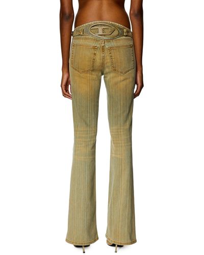 DIESEL Bootcut And Flare Jeans - Yellow
