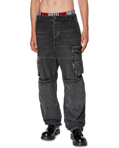 DIESEL Straight Jeans - Black