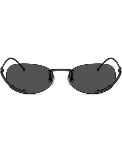 DIESEL Ovaler Modell Brille - Weiß