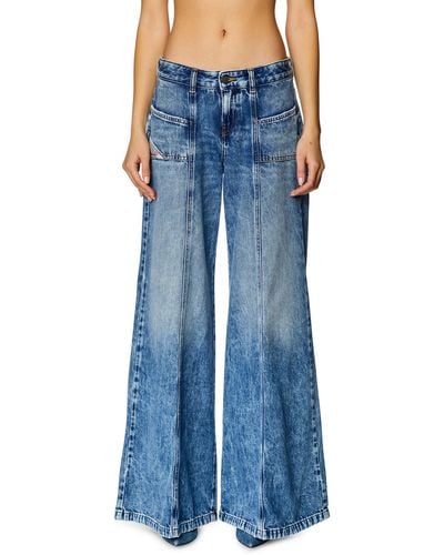DIESEL Bootcut e Flare Jeans - Blu