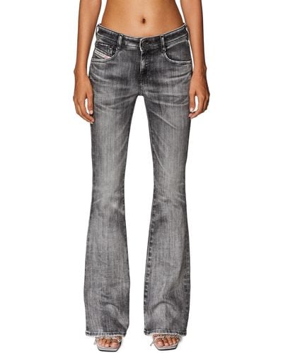 DIESEL Bootcut And Flare Jeans - Gray