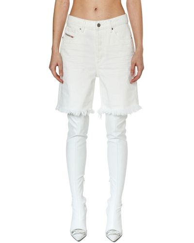DIESEL Denim Shorts - White