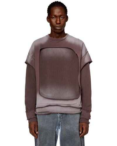 Diesel peel cheap logo sweater