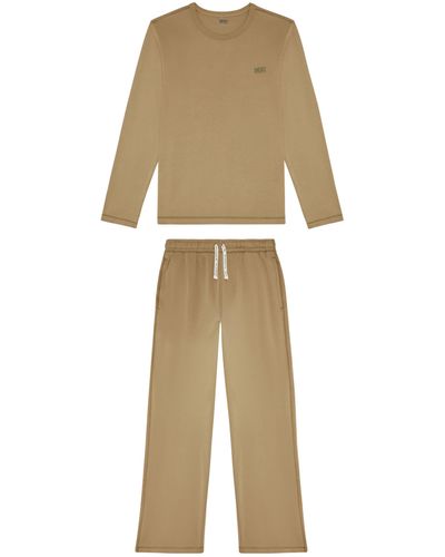 DIESEL Pyjama avec cordon de serrage à logo - Neutre