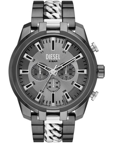 DIESEL Split Stainless Steel Watch - Grey