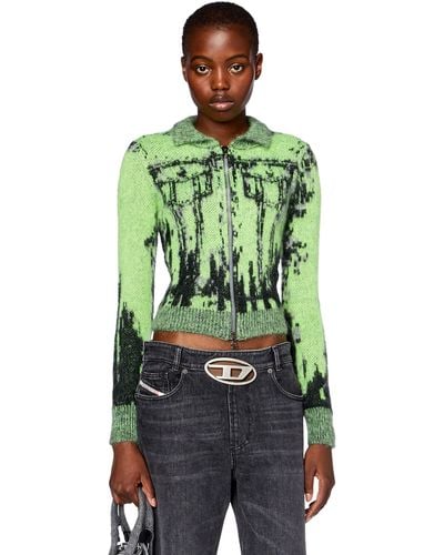 DIESEL M-taphos Knitwear - Green
