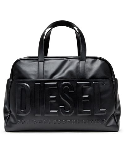 DIESEL Dsl 3d L-duffle Bag With Extreme 3d Logo - Black