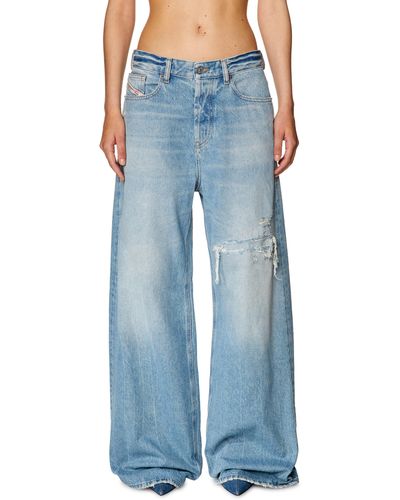 DIESEL Straight Jeans - Blu