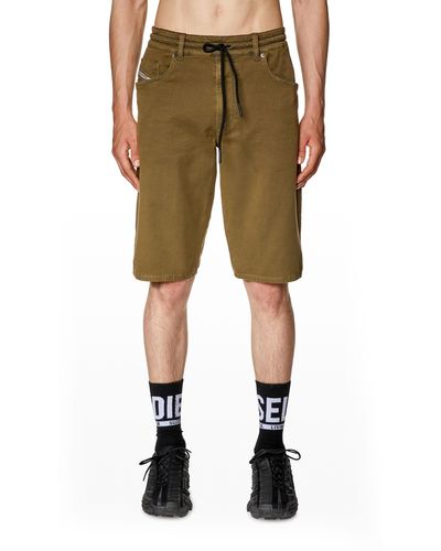 DIESEL Chino Shorts In Jogg Jeans - Green