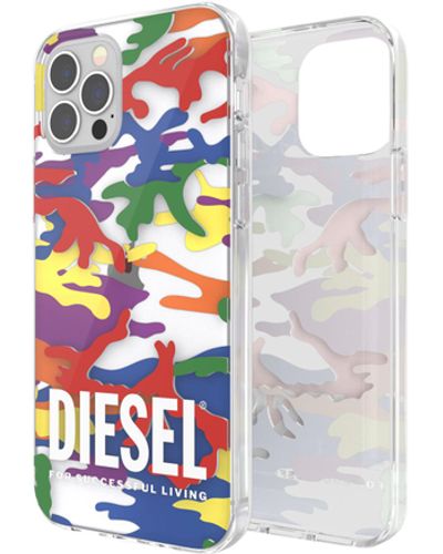 DIESEL Clear Case Pride For I Phone 12 / 12 Pro - Multicolour