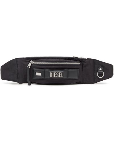 DIESEL Logos-Belt bag in nylon riciclato - Bianco