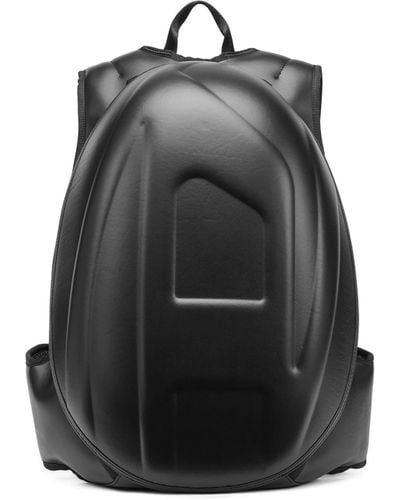 DIESEL 1dr-pod Leather-blend Backpack - Black
