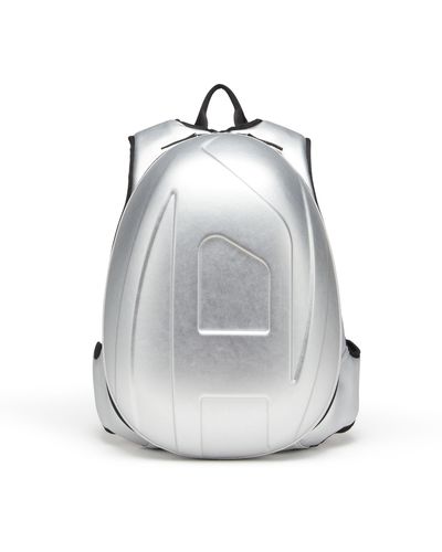 DIESEL Metallic Backpack With Embossed Logo - Multicolour