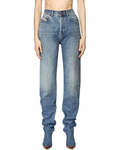 DIESEL Straight Jeans - Blu