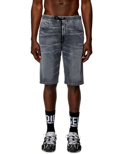 DIESEL Chino Shorts In Jogg Jeans - Black