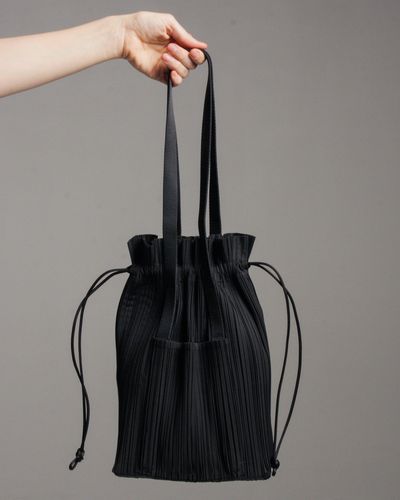 Accordion Pleats Tote in Neon Pink by Pleats Please Issey Miyake – Idlewild