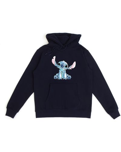 Disney Stitch Sketch Customisable Hooded Sweatshirt - Black