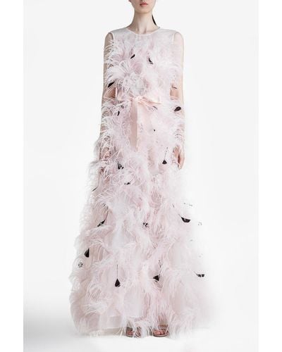 Huishan Zhang Mystique Gown - Pink
