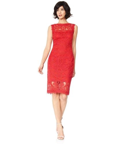 Tadashi Shoji Lace Dress - Red
