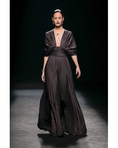 Isabel Sanchis Lauro-gown - Black