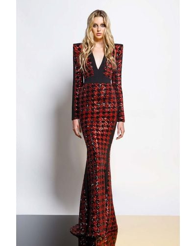 Zhivago Down In Flames Red Gown