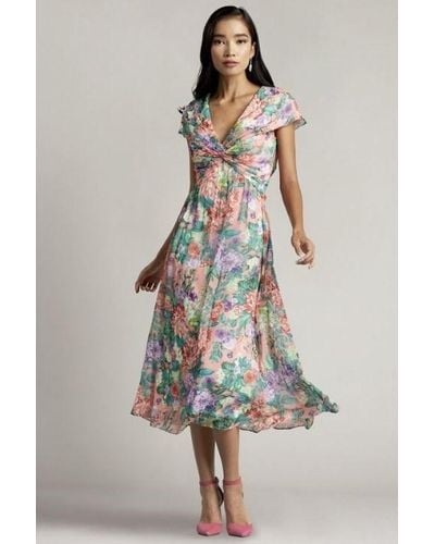 Tadashi Shoji Emilia Floral Dress - Multicolor