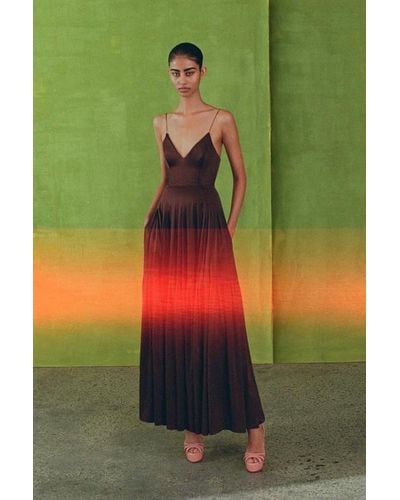 Alex Perry Calder Ankle Length Dress - Multicolor