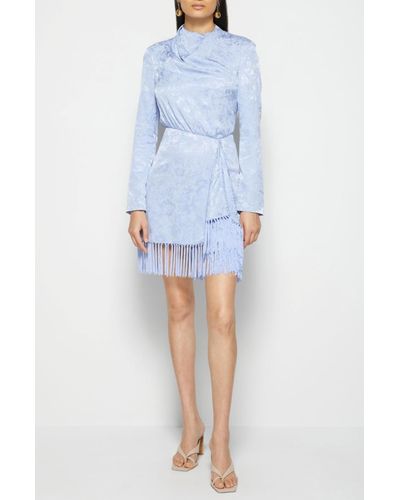 Jonathan Simkhai Vivian Jacquard Mini Dress - Blue