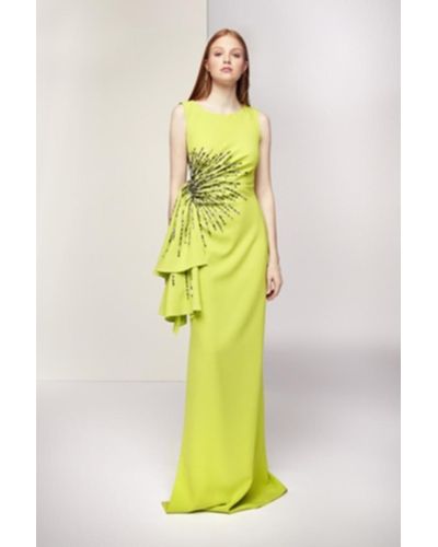 Isabel Sanchis Fontaniva -lime Green Gown